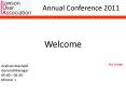 Annual Conference 2011 PowerPoint PPT Presentation