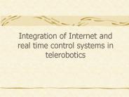 PowerPoint Presentation  -  Telerobotics