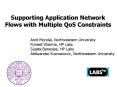 Supporting Application Network Flows with Multiple QoS Constraints PowerPoint PPT Presentation