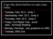 Copy this down before we start class today
