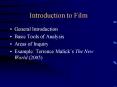 Introduction to Film PowerPoint PPT Presentation