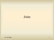 Joins