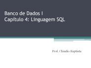 Banco de Dados I Cap