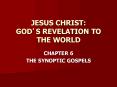 THE SYNOPTIC GOSPELS PowerPoint PPT Presentation