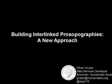 Building Interlinked Prosopographies: A New Approach