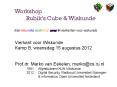 Workshop Rubik PowerPoint PPT Presentation