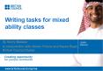 Writing tasks for mixed ability classes PowerPoint PPT Presentation
