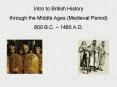 Intro to British History PowerPoint PPT Presentation