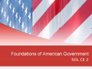 Foundations of American Government PowerPoint PPT Presentation