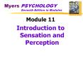 Myers PSYCHOLOGY  Seventh Edition in Modules PowerPoint PPT Presentation