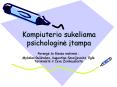 Kompiuterio sukeliama psichologine itampa PowerPoint PPT Presentation
