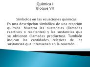Química I Bloque VII