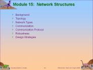 Module 15: Network Structures