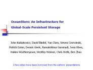 OceanStore: An Infrastructure for Global-Scale Persistent Storage