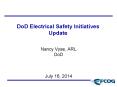 DoD Electrical Safety Initiatives Update PowerPoint PPT Presentation