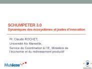 SCHUMPETER 3.0 Dynamiques des 