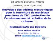 Recyclage des d