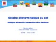 Solaire photovolta PowerPoint PPT Presentation