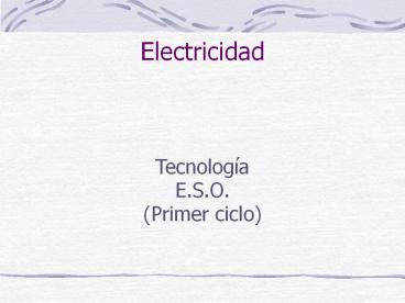 Electricidad