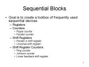 Sequential Blocks