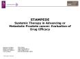 STAMPEDE Systemic Therapy in Advancing or Metastatic Prostate cancer: Evaluation of Drug Efficacy PowerPoint PPT Presentation
