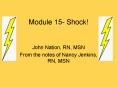 Module 15- Shock! PowerPoint PPT Presentation