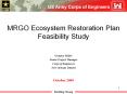 MRGO Ecosystem Restoration Plan Feasibility Study PowerPoint PPT Presentation