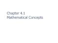 Chapter 4.1 Mathematical Concepts PowerPoint PPT Presentation