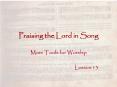 Praising the Lord in Song PowerPoint PPT Presentation