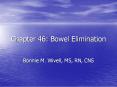 Chapter 46: Bowel Elimination PowerPoint PPT Presentation