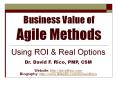 Business Value of Agile Methods PowerPoint PPT Presentation