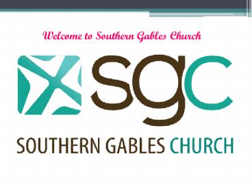 Church worship service Littleton of Southern Gables Church