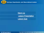 Surveys, Experiments, and Observational studies