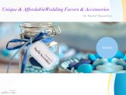 Unique & Affordable Wedding Favors & Accessories