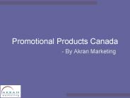 Promotional Products Canada