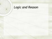 Logic and Reason