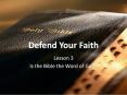 Defend Your Faith PowerPoint PPT Presentation