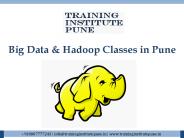 Big Data and Hadoop Classes in Pune