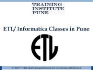 ETL | Informatica Classes in Pune
