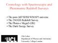 Cosmology with Spectroscopic and Photometric Redshift Surveys PowerPoint PPT Presentation