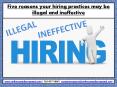 Five reasons your hiring practices may be illegal and ineffective PowerPoint PPT Presentation