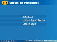 Variation Functions