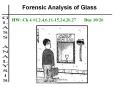 Forensic Analysis of Glass PowerPoint PPT Presentation