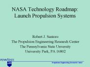 NASA Technology Roadmap: Launch Propulsion Systems