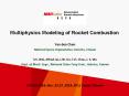Multiphysics Modeling of Rocket Combustion PowerPoint PPT Presentation