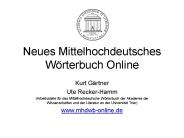 Neues Mittelhochdeutsches W