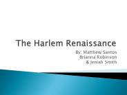 The Harlem Renaissance