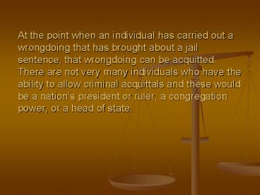 Facts Relating to Criminal Pardons Canada