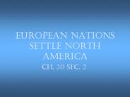 European Nations Settle North America