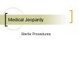 Medical Jeopardy PowerPoint PPT Presentation